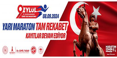 9 Eylül İzmir Yarı Maratonu için başvurular sürüyor