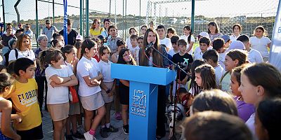 Başkan Denizli, Ildır'da “Çocuk Oyun Alanı ve Spor Kompleksi” açılışını gerçekleştirdi